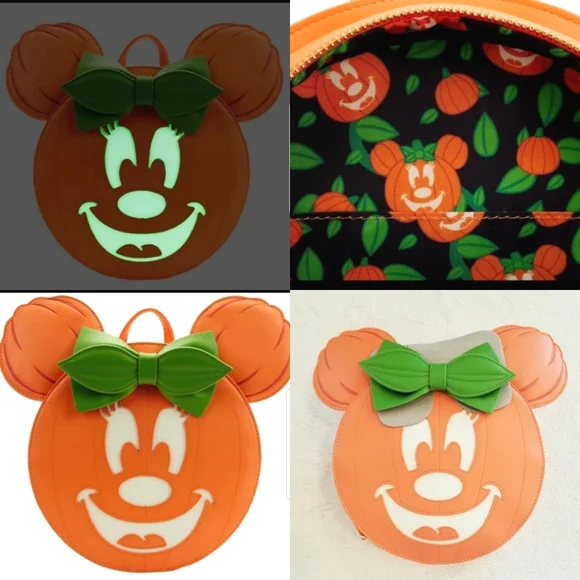 Loungefly | Bags | Loungefly Disney Glow Face Minnie Pumpkin  display picture 1